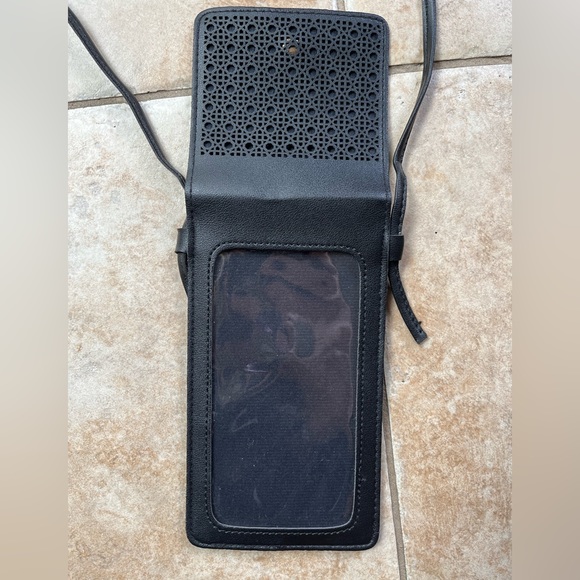 Vegan Leather Adjustable Crossbody Phone Case - Picture 7 of 11